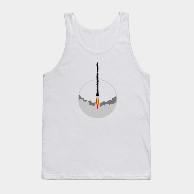 clarinet rocket Tank Top by vivalarevolucio